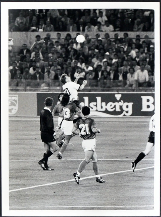 Mondiali di calcio 90 Italia Austria Ft 2701 - Stampa 24x18 cm - Farabola Stampa ai sali d'argento