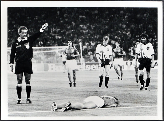 Mondiali di calcio 90 Italia Austria Ft 2709 - Stampa 24x18 cm - Farabola Stampa ai sali d'argento