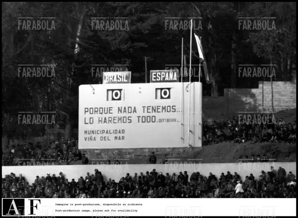 Mondiali di calcio in Cile, Brasile vs Spagna, 1962 - Farabola Immagine digitale