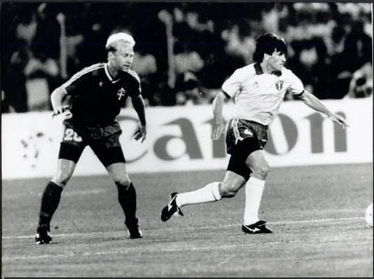Mondiali Italia 90 Magnusson e Dunga Ft 5584 - Stampa 24x18 cm - Farabola Stampa ai sali d'argento