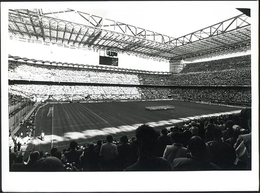 Mondiali Italia 90 Stadio San Siro Ft 5556 - Stampa 24x18 cm - Farabola Stampa ai sali d'argento
