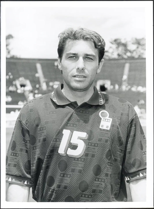 Mondiali Usa 1994 Antonio Conte Ft 5557 - Stampa 24x18 cm - Farabola Stampa ai sali d'argento