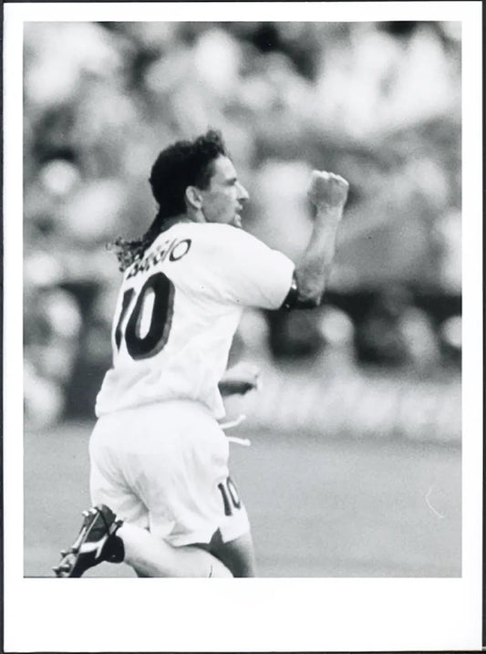 Mondiali Usa 1994 Gol di Baggio Ft 5552 - Stampa 24x18 cm - Farabola Stampa ai sali d'argento