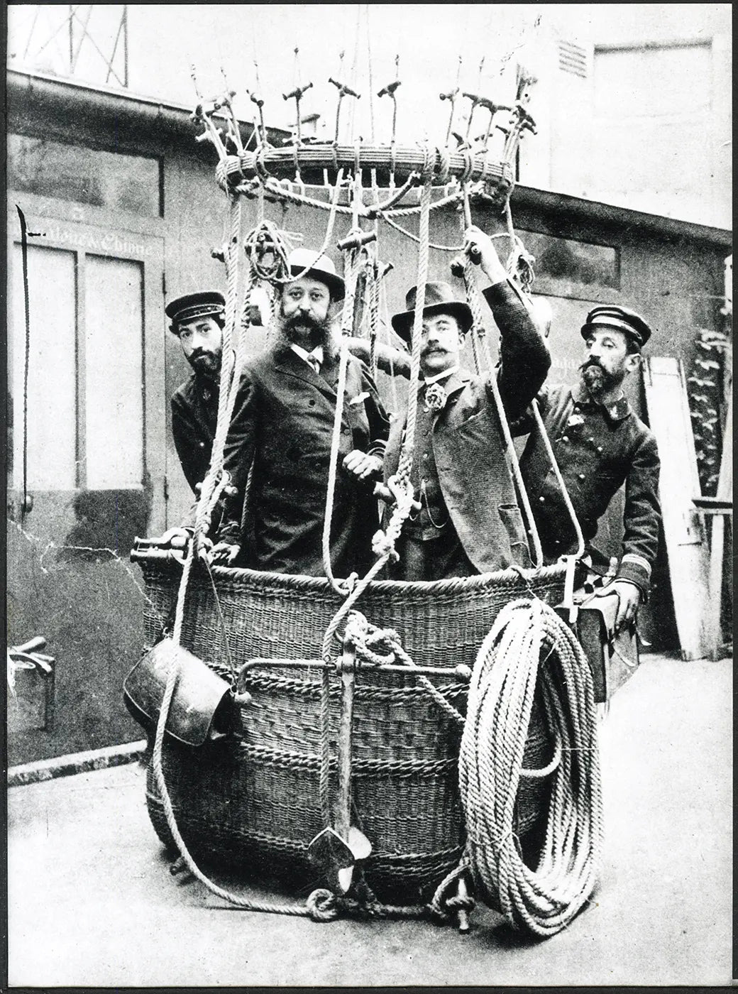 Mongolfiera Parigi 1887 Ft 36072 - Stampa 24x18 cm - Farabola Stampa ai sali d'argento (anni 90)