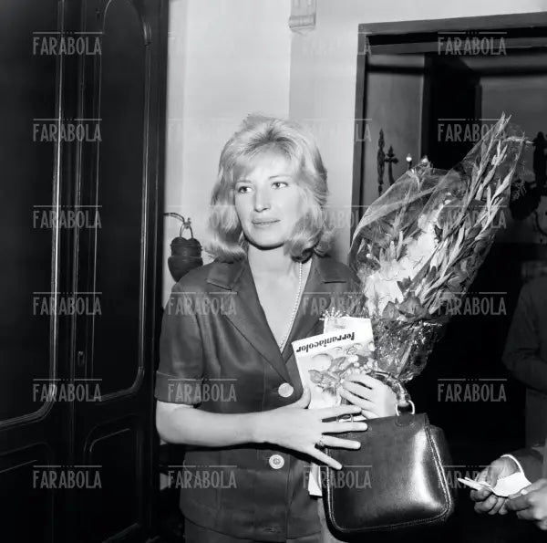 Monica Vitti al Taormina Film Fest, 1961 - Farabola Immagine digitale