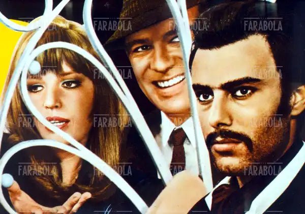 Monica Vitti e Giorgio Albertazzi nel film Ti ho sposato per allegria, 1967 - Farabola Immagine digitale