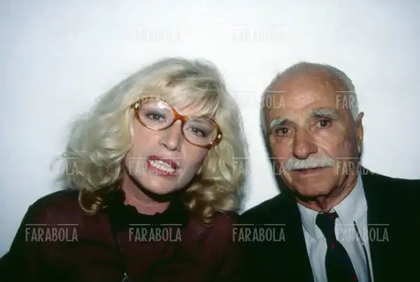 Monica Vitti e Mario Monicelli, Festival di Venezia, 1994 - Farabola Immagine digitale