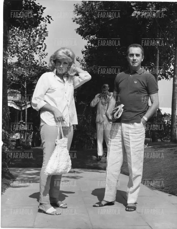 Monica Vitti e Michelangelo Antonioni, Festival di Venezia, 1962 - Farabola Immagine digitale