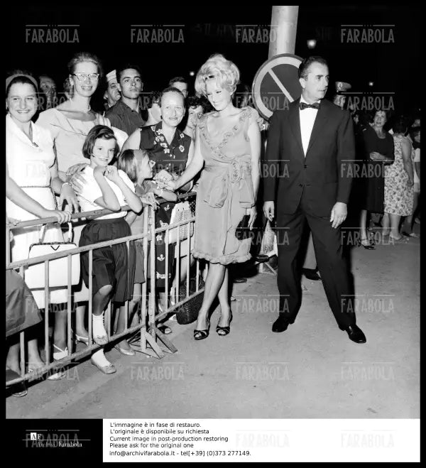 Monica Vitti e Michelangelo Antonioni, Festival di Venezia, 1962 - Farabola Immagine digitale