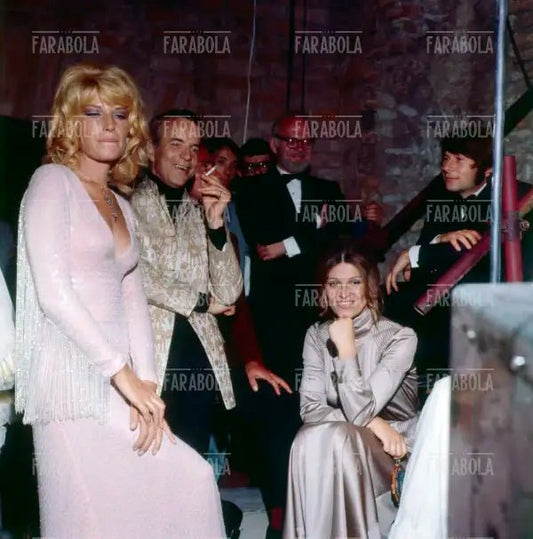 Monica Vitti, Julie Christie, Franco Zeffirelli e Roman Polanski, David di Donatello, 1969 - Farabola Immagine digitale