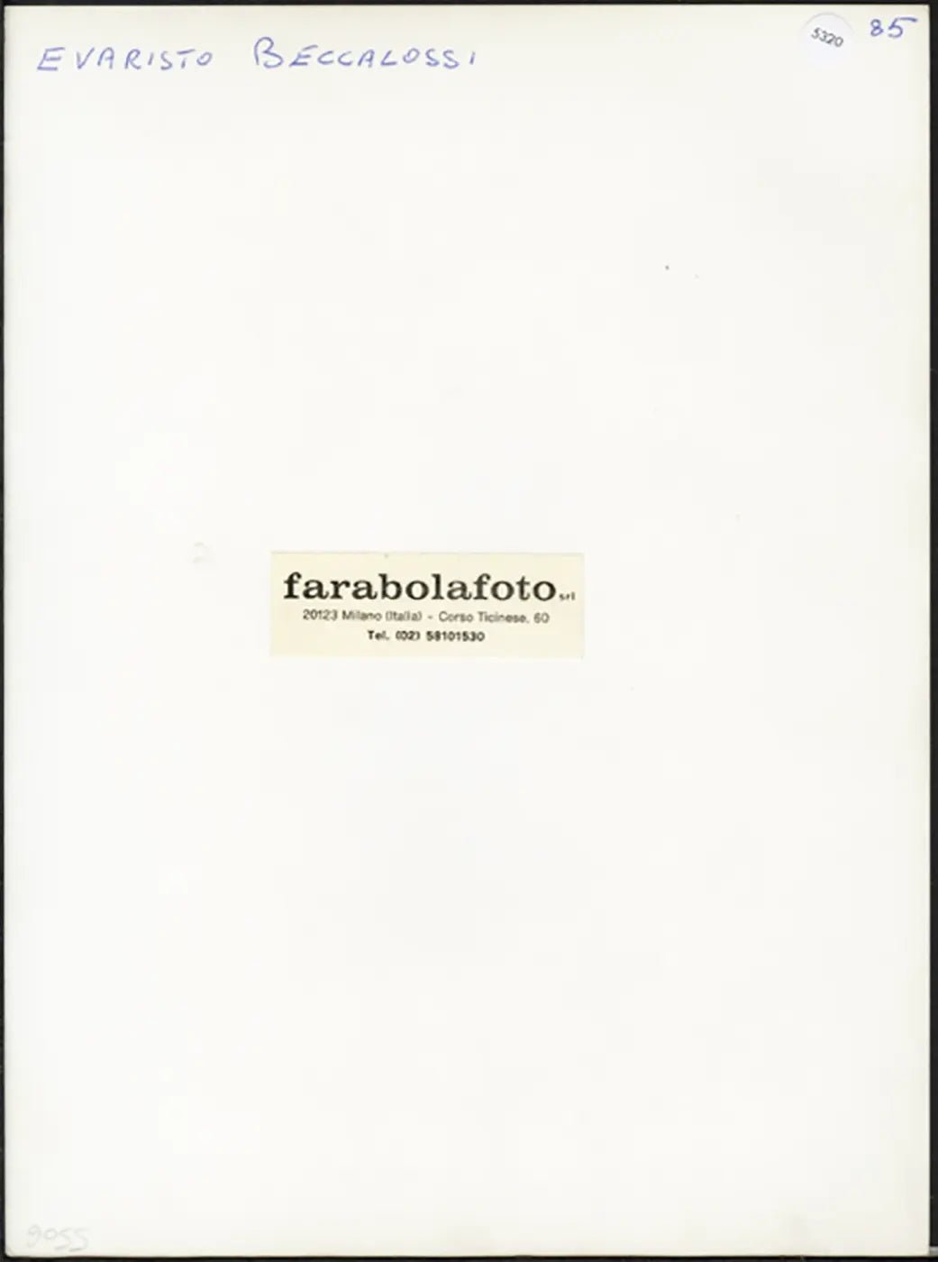 Monza Evaristo Beccalossi 1985 Ft 5320 - Stampa 24x18 cm - Farabola Stampa ai sali d'argento