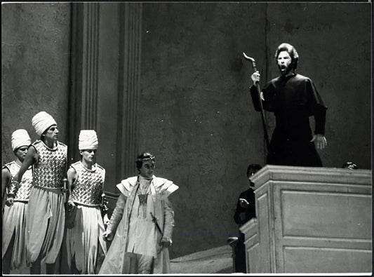 Mosè in Egitto Opera di Parigi 1983 Ft 37242 - Stampa 24x18 cm - Farabola Stampa ai sali d'argento