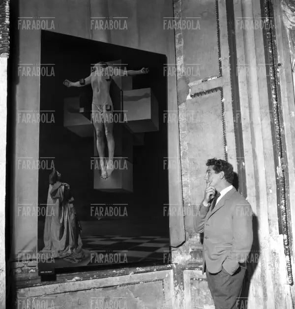 Mostra di Salvador Dalì a Milano, 1954 - Farabola Immagine digitale