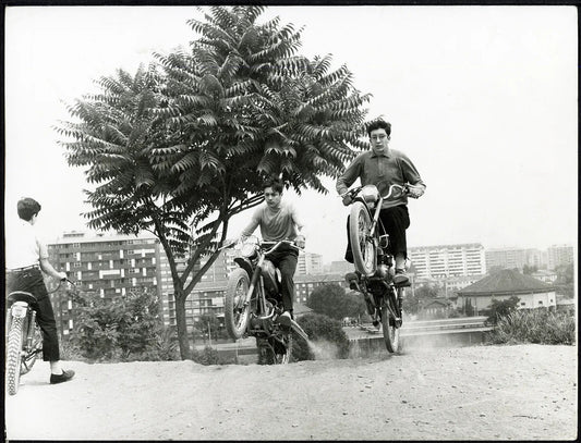 Motocross al parco anni 70 Ft 36243 - Stampa 24x18 cm - Farabola Stampa ai sali d'argento