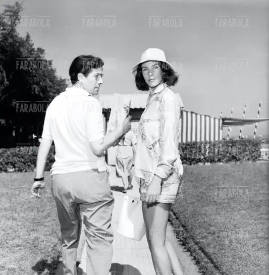 Myriam Bru, Festival di Venezia, 1956 - Farabola Immagine digitale