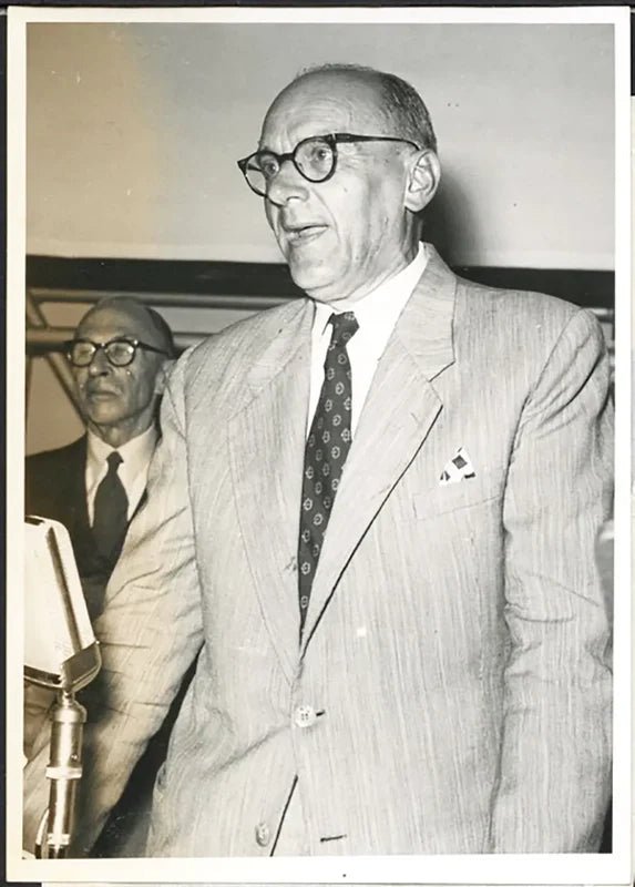 Nagorski ministro della Giordania 1956 Ft 37647 - Stampa 18x13 cm - Farabola Stampa ai sali d'argento