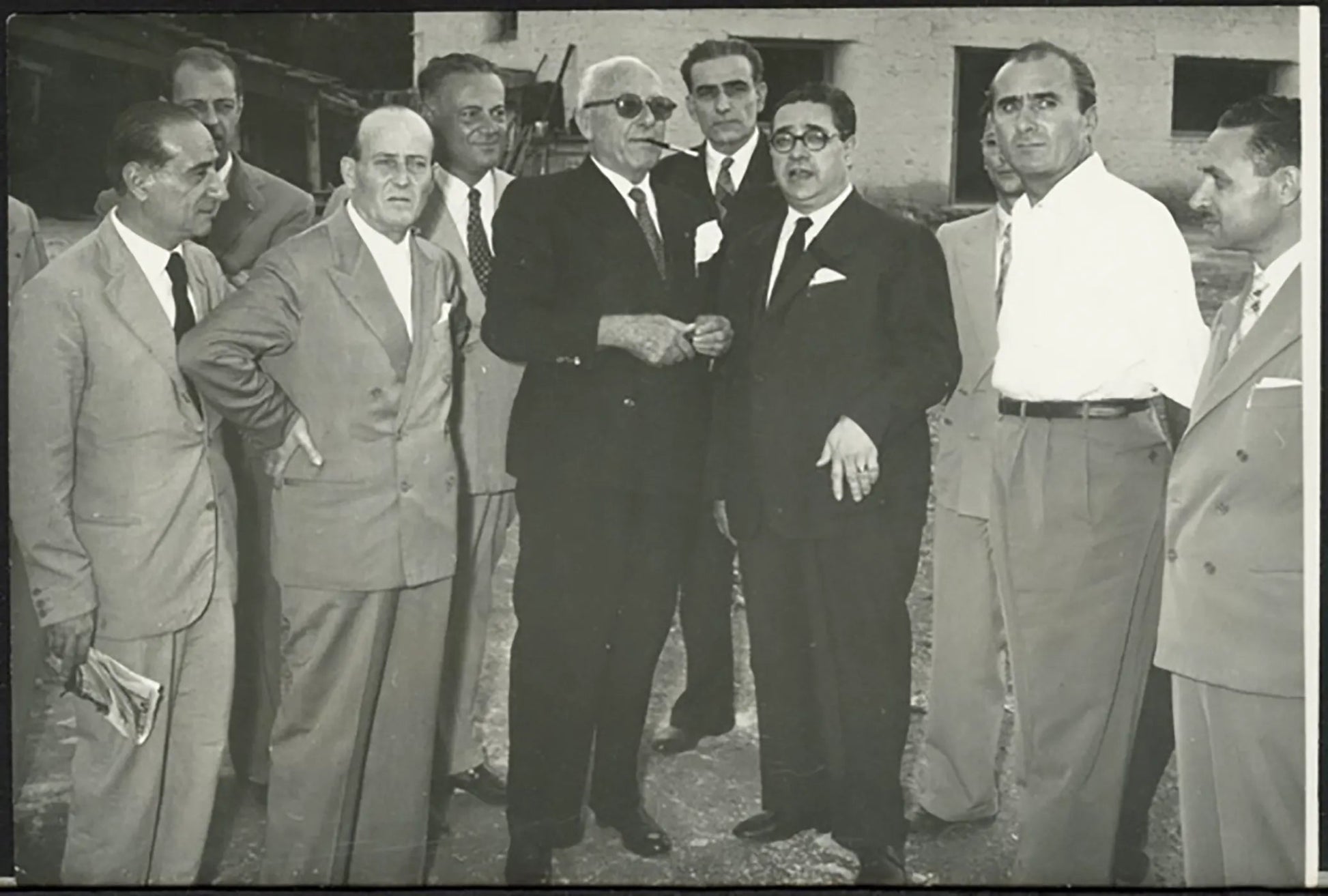 Napoli Achille Lauro lavori stadio 1952 Ft 5491 - Stampa 13x18 cm - Farabola Stampa ai sali d'argento