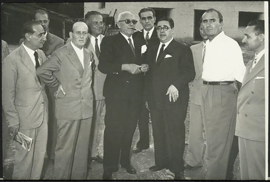 Napoli Achille Lauro lavori stadio 1952 Ft 5491 - Stampa 13x18 cm - Farabola Stampa ai sali d'argento
