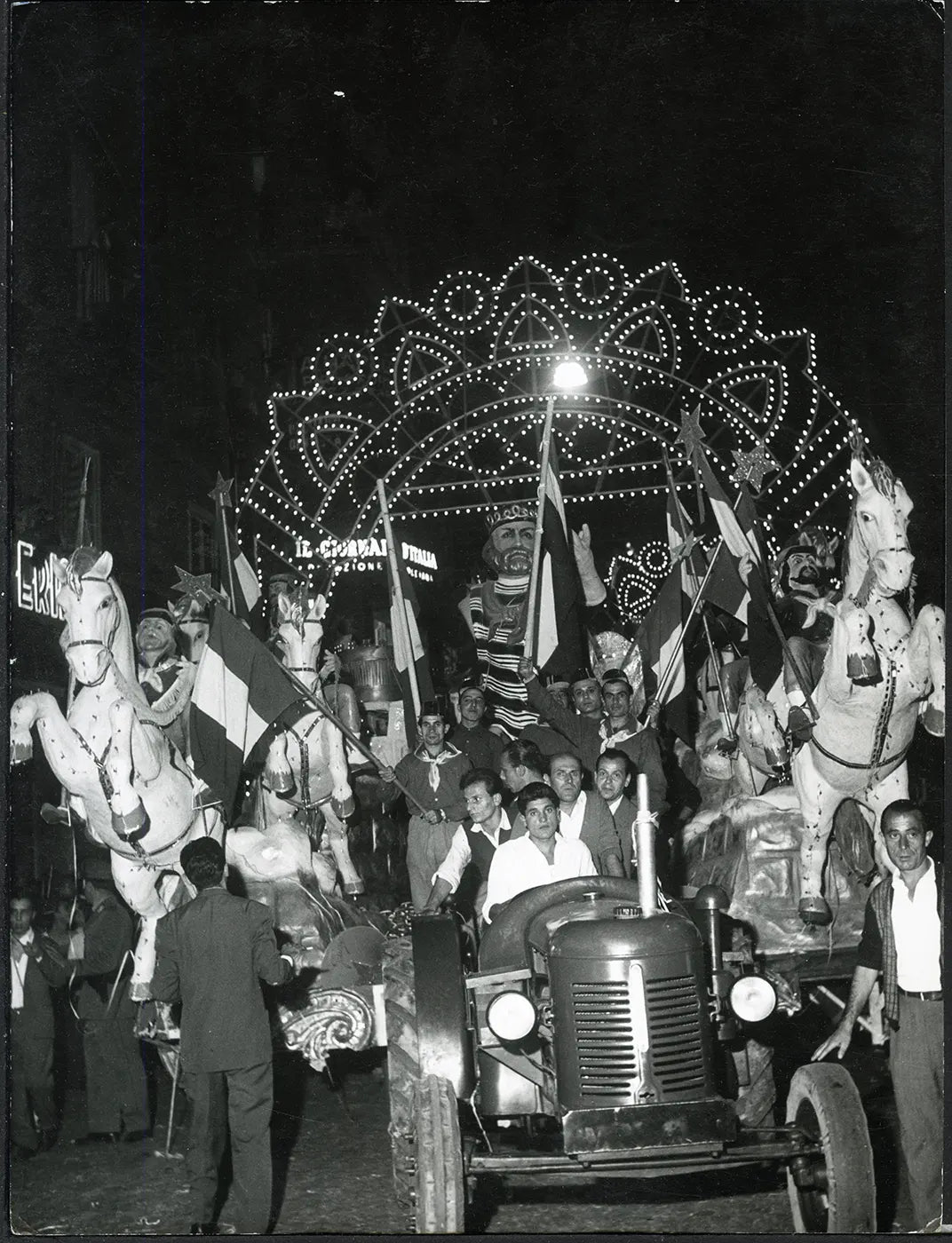 Napoli Festa a Piedigrotta 1957 Ft 36116 - Stampa 24x18 cm - Farabola Stampa ai sali d'argento