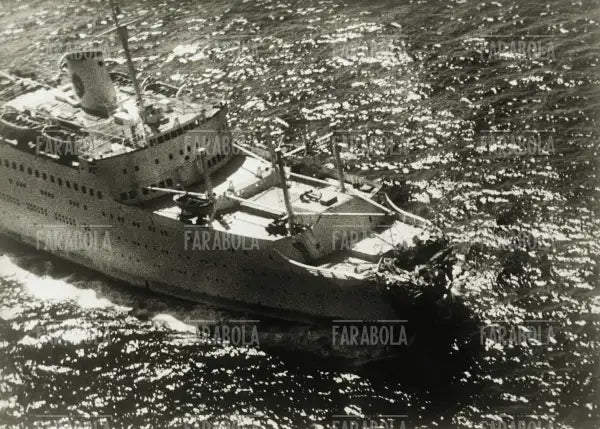 Naufragio Andrea Doria, la nave Stockholm, 1956 - Farabola Immagine digitale
