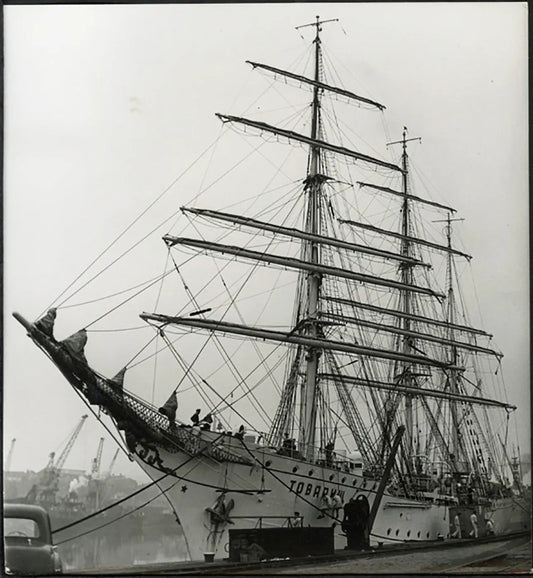 Nave a vela russa Tovarisch 1959 Ft 36932 - Stampa 15x15 cm - Farabola Stampa ai sali d'argento