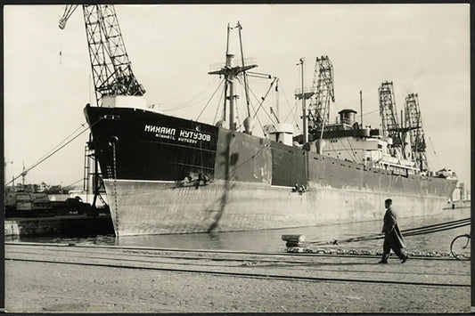 Nave russa Mikail Kutuzov a Napoli Ft 36972 - Stampa 13x18 cm - Farabola Stampa ai sali d'argento
