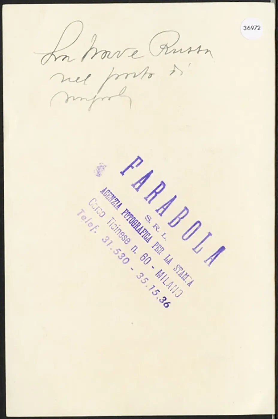Nave russa Mikail Kutuzov a Napoli Ft 36972 - Stampa 13x18 cm - Farabola Stampa ai sali d'argento