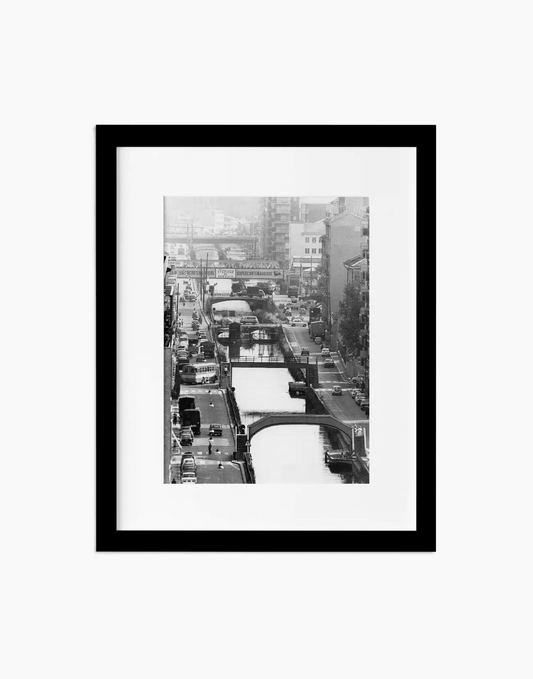 Naviglio Pavese, Milano 1972 - Farabola WhiteWall App Product