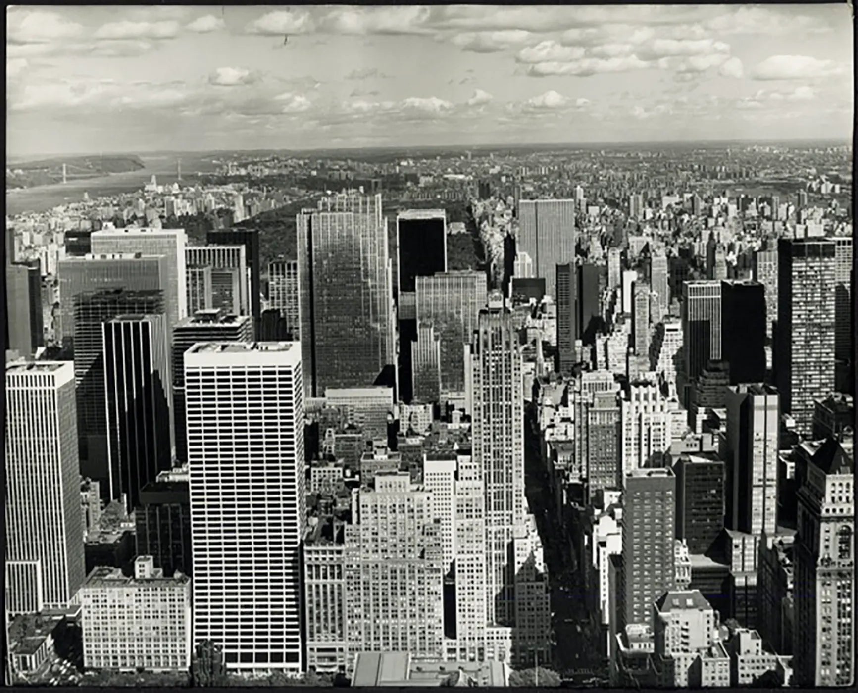 New York dall'alto 1972 Ft 37908 - Stampa 20x25 cm - Farabola Stampa ai sali d'argento