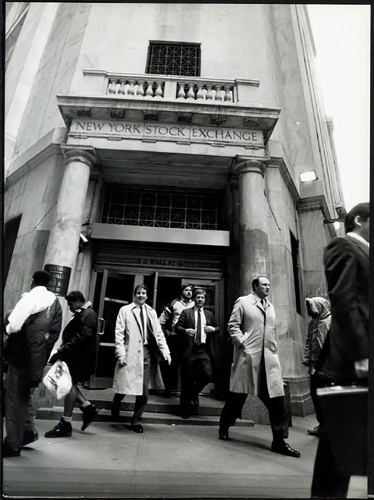 New York Stock Exchange anni 90 Ft 37910 - Stampa 24x18 cm - Farabola Stampa ai sali d'argento