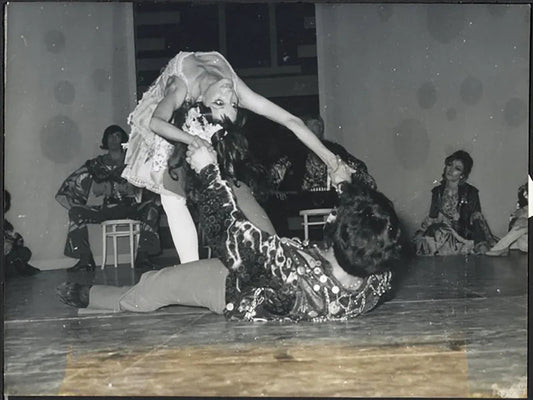 Nicole Nogaret e Jean - Pierre Toma 1968 Ft 37628 - Stampa 24x18 cm - Farabola Stampa ai sali d'argento