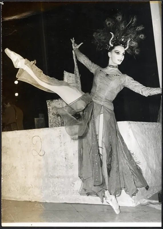 Nicole Nogaret Festival di Danza Parigi 1964 Ft 37627 - Stampa 18x13 cm - Farabola Stampa ai sali d'argento