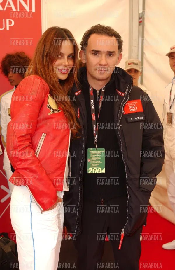 Nina Moric e Andrea Burani, Mille Miglia, 2004 - Farabola Immagine digitale