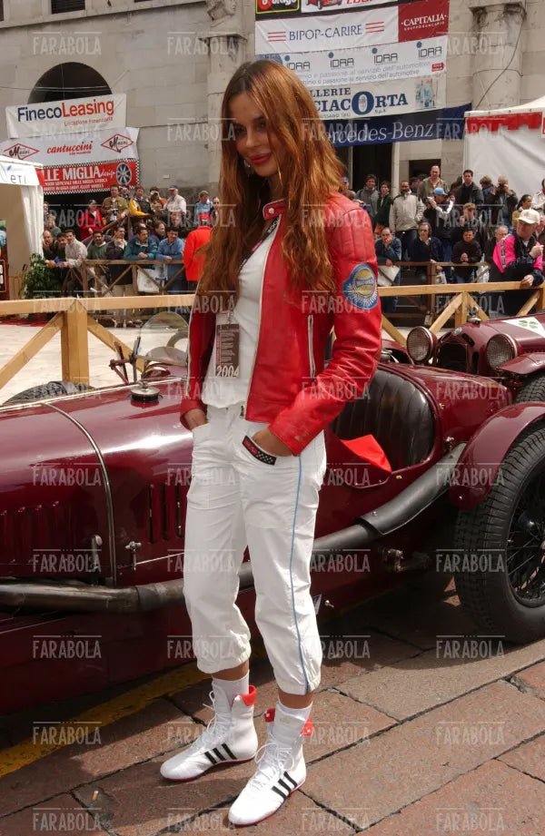 Nina Moric, Mille Miglia, 2004 - Farabola Immagine digitale