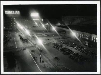 Nuova Stazione Termini Roma 1950 Ft 4086 - Stampa 24x18 cm - Farabola Stampa ai sali d'argento (anni 90)