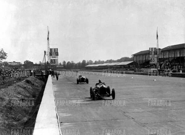 Nuvolari e Varzi, Gp d'Italia, anni 30 - Farabola Immagine digitale