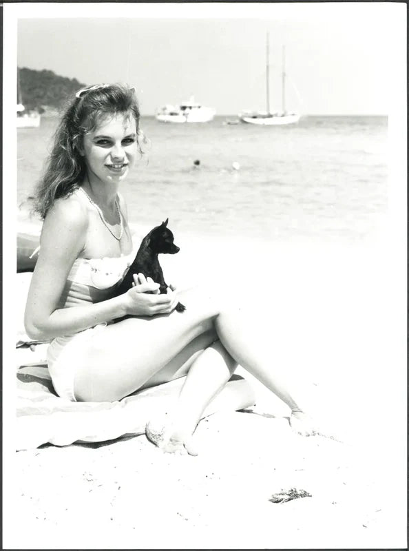 Odile Rodin a Saint Tropez 1968 Ft 37413 - Stampa 24x18 cm - Farabola Stampa ai sali d'argento