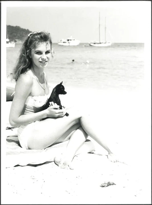 Odile Rodin a Saint Tropez 1968 Ft 37413 - Stampa 24x18 cm - Farabola Stampa ai sali d'argento