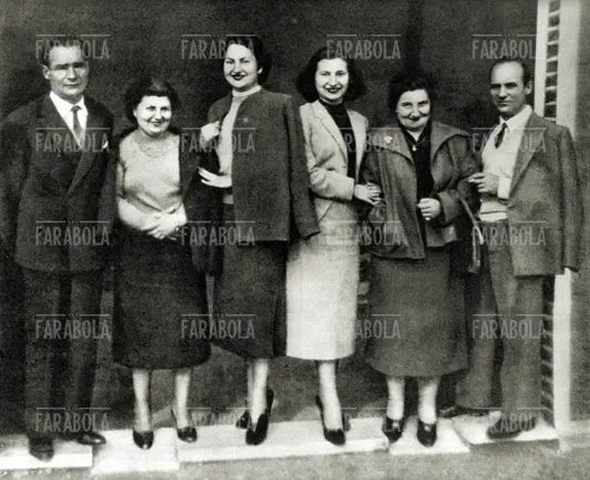 Omicidio di Wilma Montesi, la famiglia, anni 50 - Farabola Immagine digitale