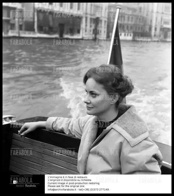 Omicidio Montesi, Alida Valli, fidanzata di Piero Piccioni, 1957 - Farabola Immagine digitale