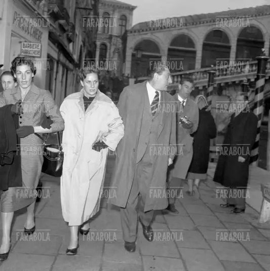 Omicidio Montesi, Alida Valli, fidanzata di Piero Piccioni, 1957 - Farabola Immagine digitale