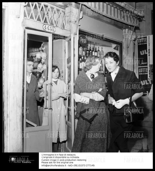 Omicidio Montesi, Annamaria Moneta Caglio, testimone, 1957 - Farabola Immagine digitale