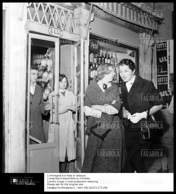 Omicidio Montesi, Annamaria Moneta Caglio, testimone, 1957 - Farabola Immagine digitale