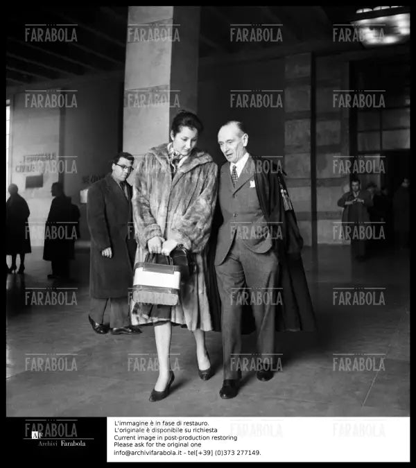 Omicidio Montesi, Annamaria Moneta Caglio, testimone, 1957 - Farabola Immagine digitale