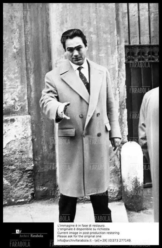 Omicidio Montesi, Giuseppe Montesi, zio della vittima, 1957 - Farabola Immagine digitale