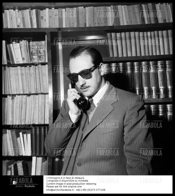 Omicidio Montesi, il giornalista Silvano Muto, 1954 - Farabola Immagine digitale