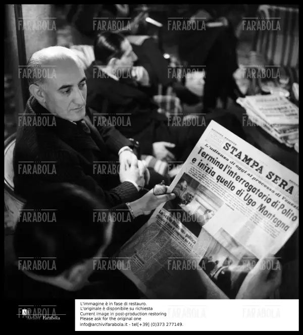 Omicidio Montesi, il marchese Ugo Montagna, 1957 - Farabola Immagine digitale
