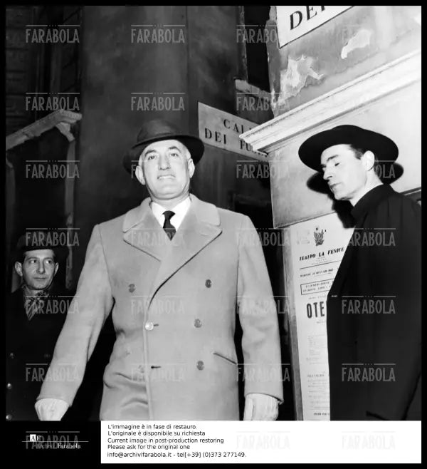 Omicidio Montesi, il marchese Ugo Montagna, 1957 - Farabola Immagine digitale