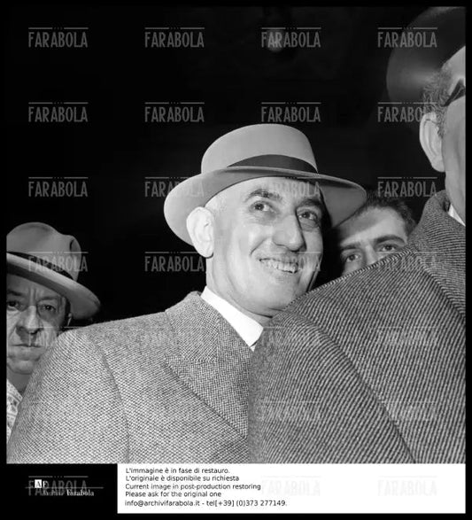Omicidio Montesi, il marchese Ugo Montagna, 1957 - Farabola Immagine digitale