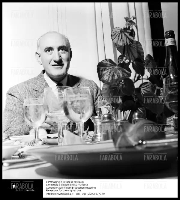 Omicidio Montesi, il marchese Ugo Montagna, 1957 - Farabola Immagine digitale